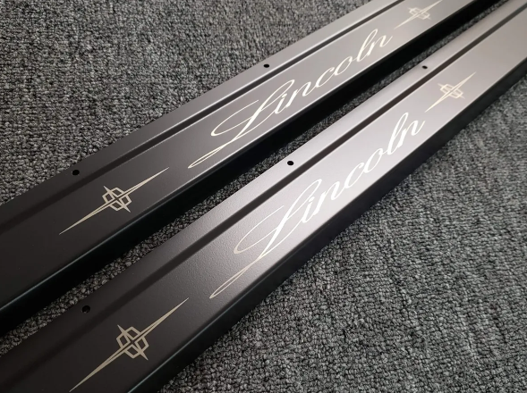 61-69 Lincoln Continental Black Powdercoated Door Sills
